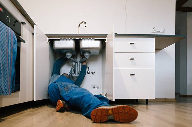 Professional Drain Cleaning technician working in Gilman, MN